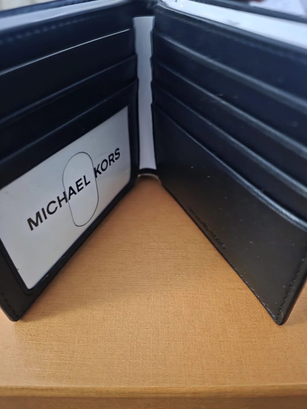 Michael Kors Black MK Signature Bifold Card & Key Holder